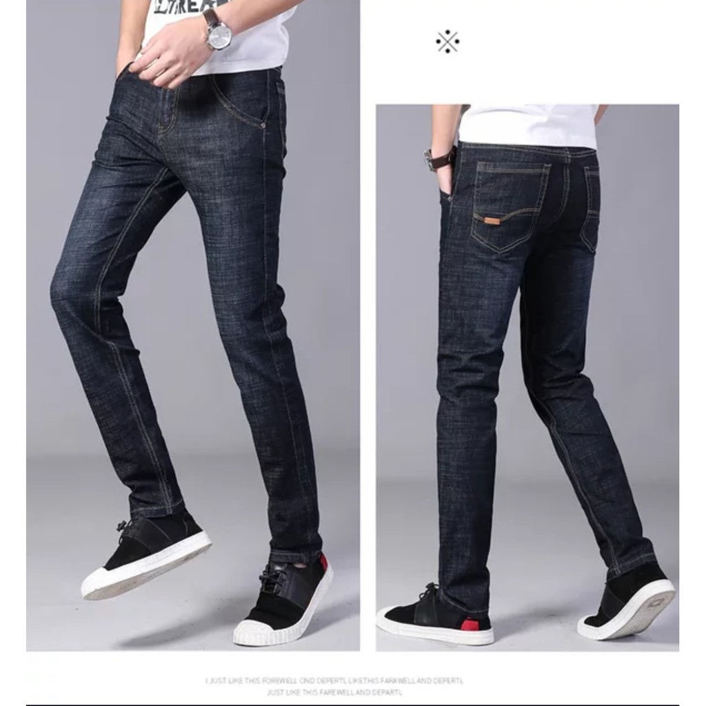 quần jean nam ống suôn co giãn | BigBuy360 - bigbuy360.vn