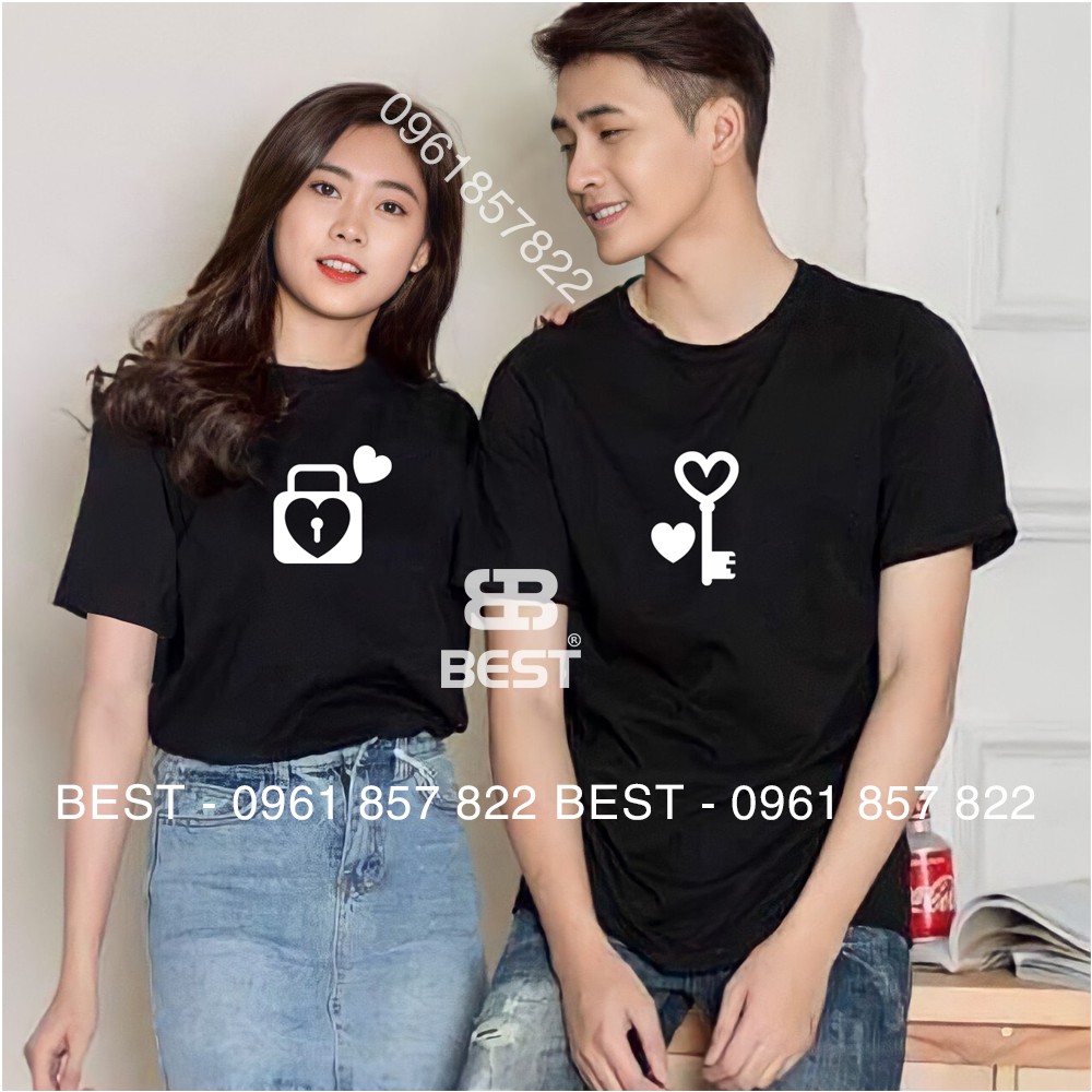 ÁO ĐÔI CHÌA KHOÁ Ổ KHOÁ SIÊU HOT ( BEST T-SHIRT )