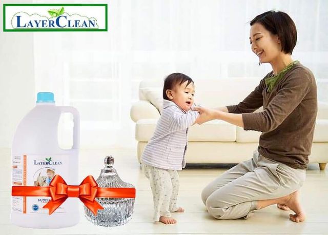  Nước lau sàn hữu cơ Layerclean hương poppy (nước hoa) 5L