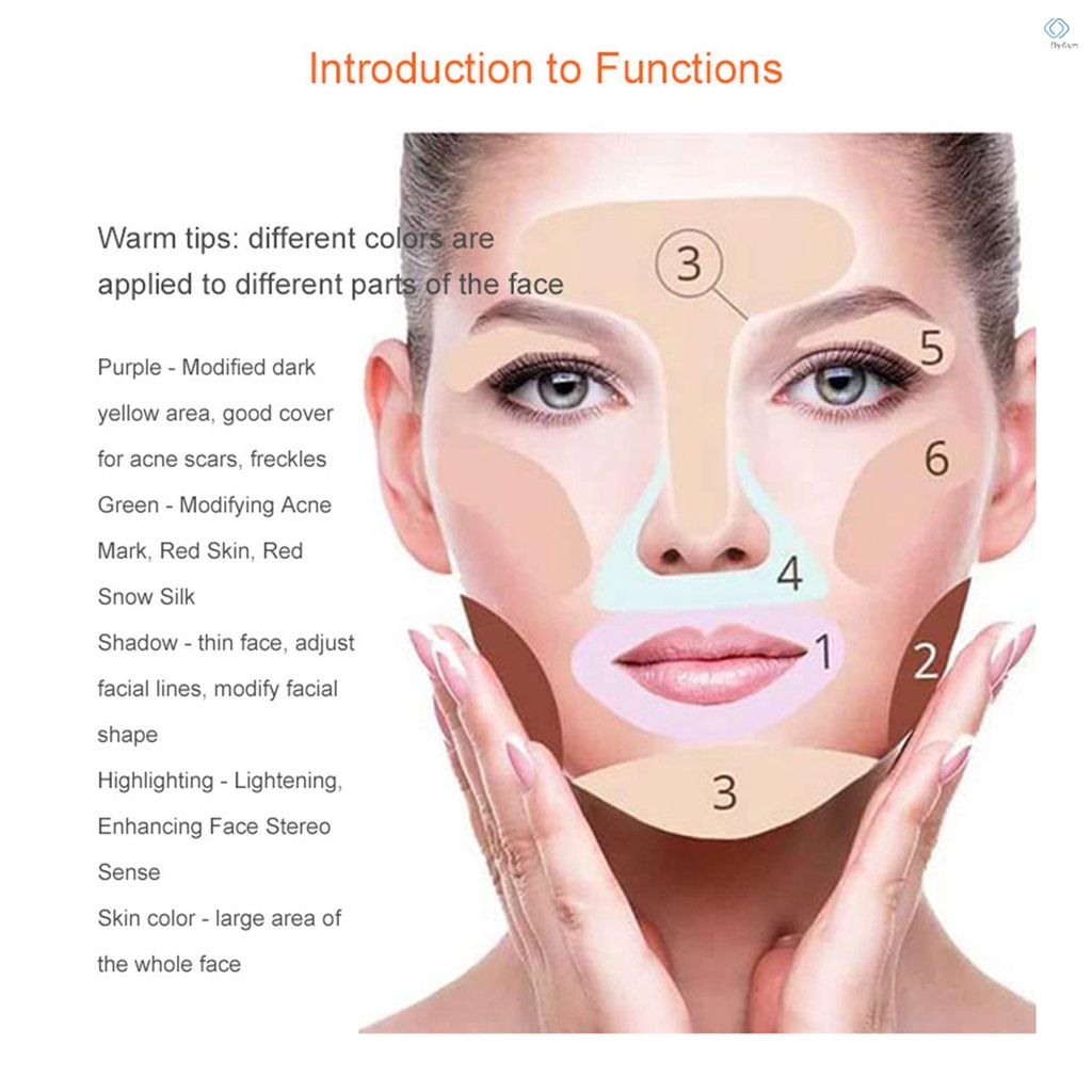 Bảng kem che khuyết điểm 15 màu chống nước chuyên nghiệp
 | BigBuy360 - bigbuy360.vn