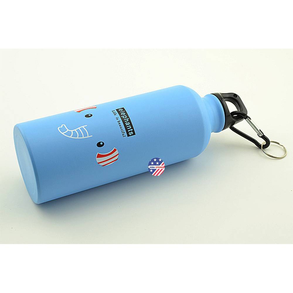 Bình Đựng Nước Hình Thú 500Ml Có Móc Treo (Giao Mẫu Ngẫu Nhiên) US906