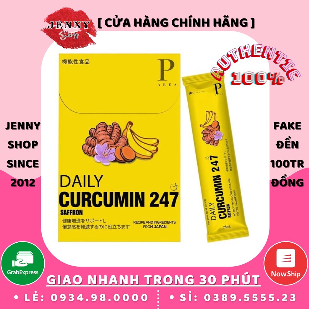 Hộp 7 Gói Thạch Nghệ Saffron Vị Chuối 247 Từ Nhật Bản