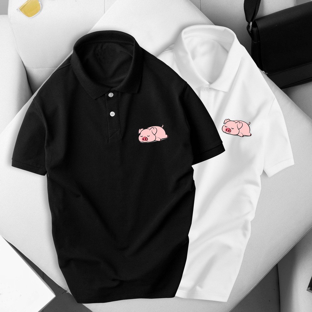 Áo polo Pig cute