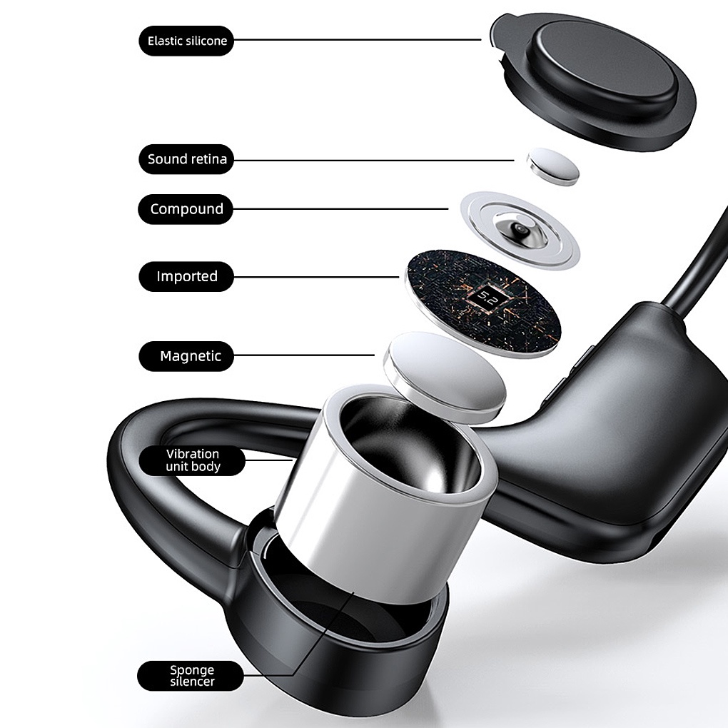 Tai Nghe Không Dây BL13 Chống Mồ Hôi Truyền Âm Qua Xương Với Micro Loại Bỏ Tiếng Ồn Thấp