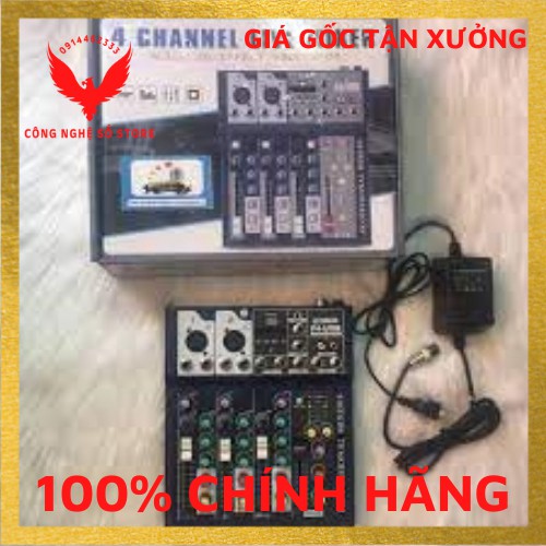 Bàn Mixer Yamaha F4 bluetooth, thiết bị Livestream, hát karaoke, âm thanh cao cấp