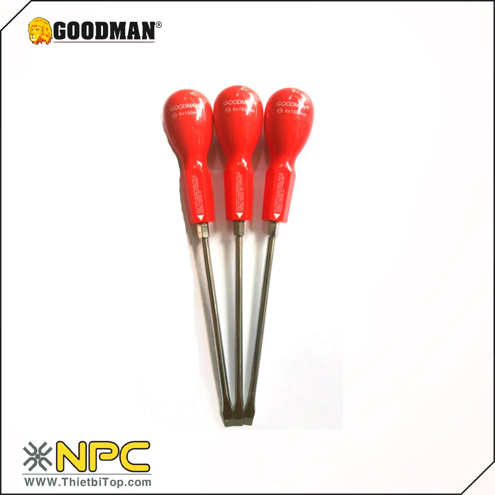 Tô vít 2 cạnh GOODMAN Hàng chính hãng đủ size 3mm, 4mm, 5mm,6mm