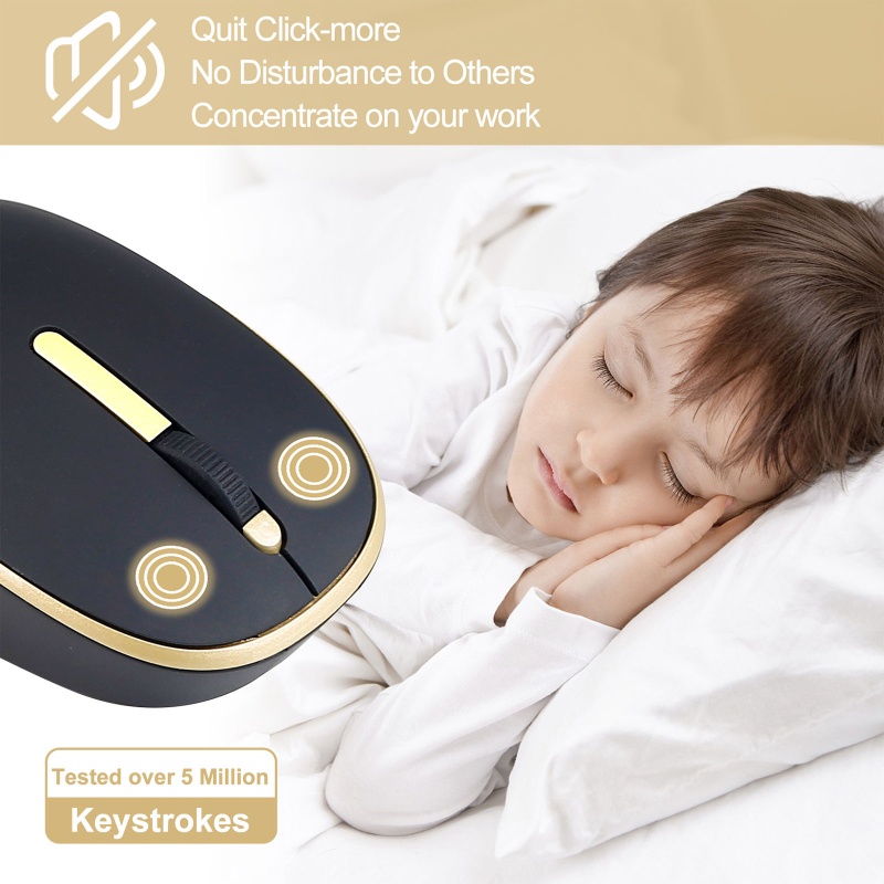 Chuột không dây LI 2.4G Kèm Đầu Nhận USB Type-C