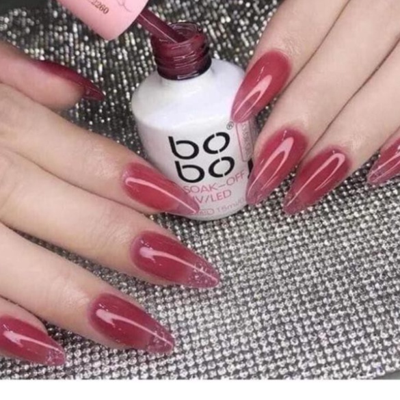 Sơn thạch bobo màu Hồng Mã 22 hót hít ( phụ kiện nail giá rẻ )