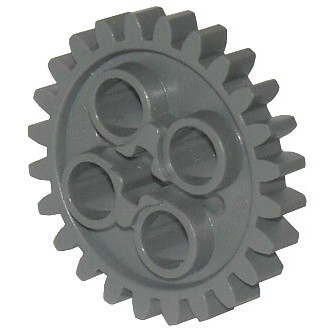 [1 Cái] LEGO Technic Bánh Răng 24 Răng Xám Đậm - LEGO Technic Gear 24 Tooth (2nd Version - 1 Axle Hole) ID 6133119 24505