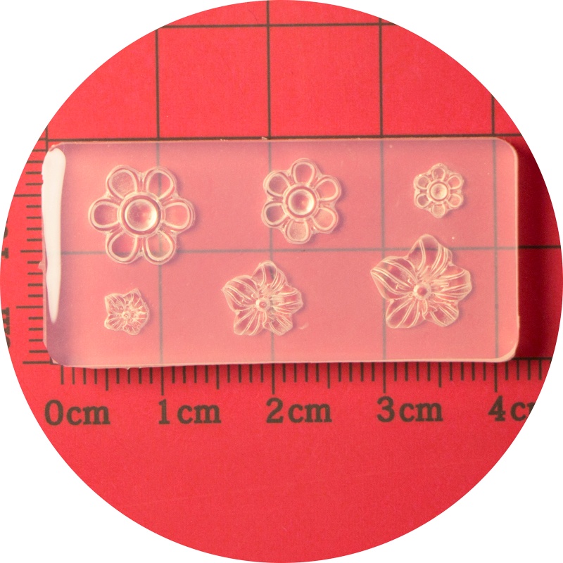 Khuôn Silicon Tạo Hình Hoa Trang Trí Móng Tay