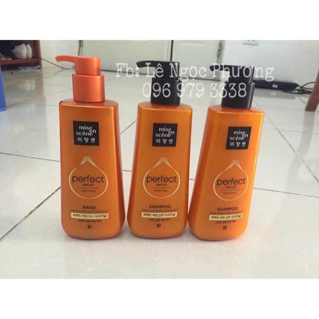 Bộ dầu gội, dầu xả , dưỡng tóc Misen Hàn Quốc