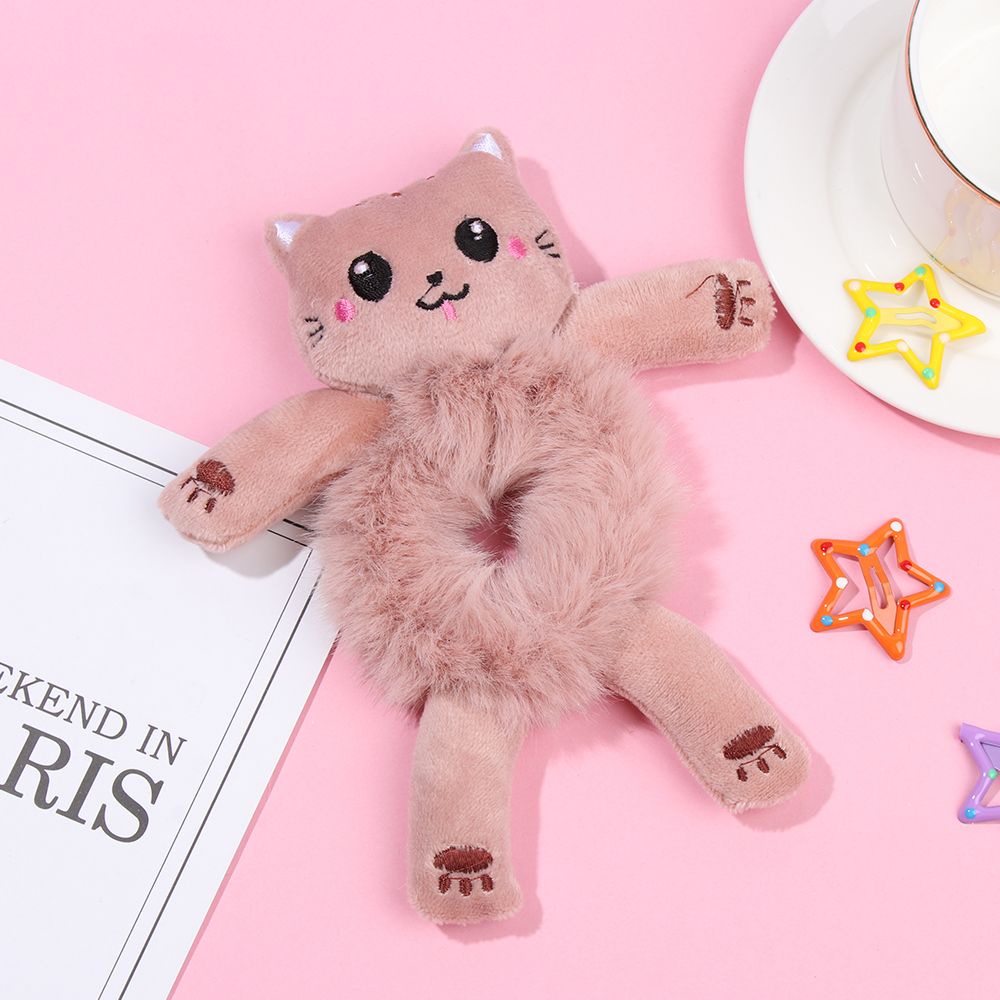 Dây buộc tóc co giãn hình thú nhồi bông đáng yêu thời trang cho nữ