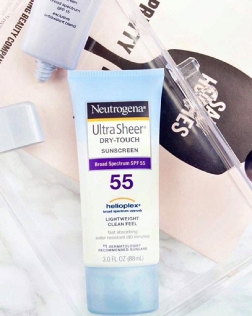 Kem chống nắng  hàng ngày Neutrogena Ultra Sheer Dry Touch Sunscreen Broad Spectrum SPF 55 , SPF70,SPF 100