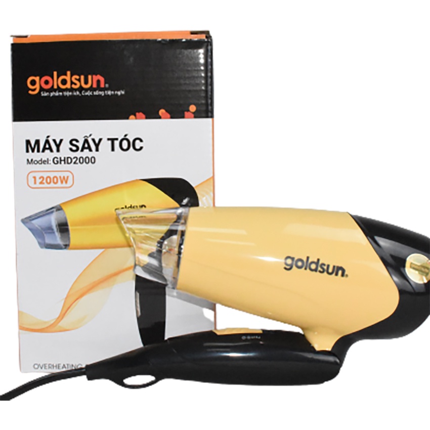 Máy sấy tóc Goldsun GHD2000 GHD2001 siêu bền sấy mạnh nhanh khô BT 12 tháng