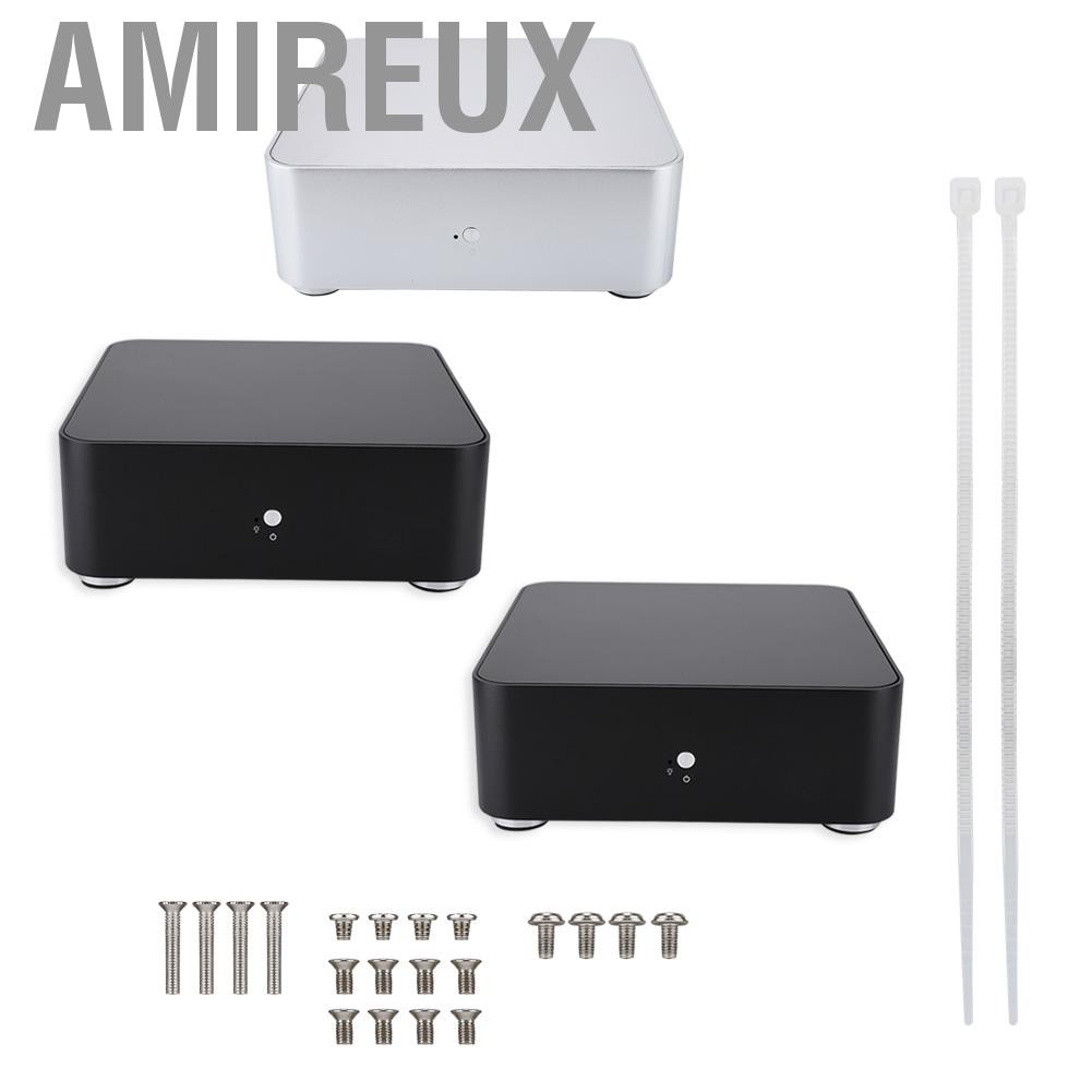 Amireux Mini ITX Computer Case Aluminum Alloy HTPC PC