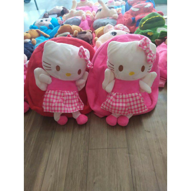 Balo thú 3D cho bé gái_balo  helo kity cho bé gái mầm non