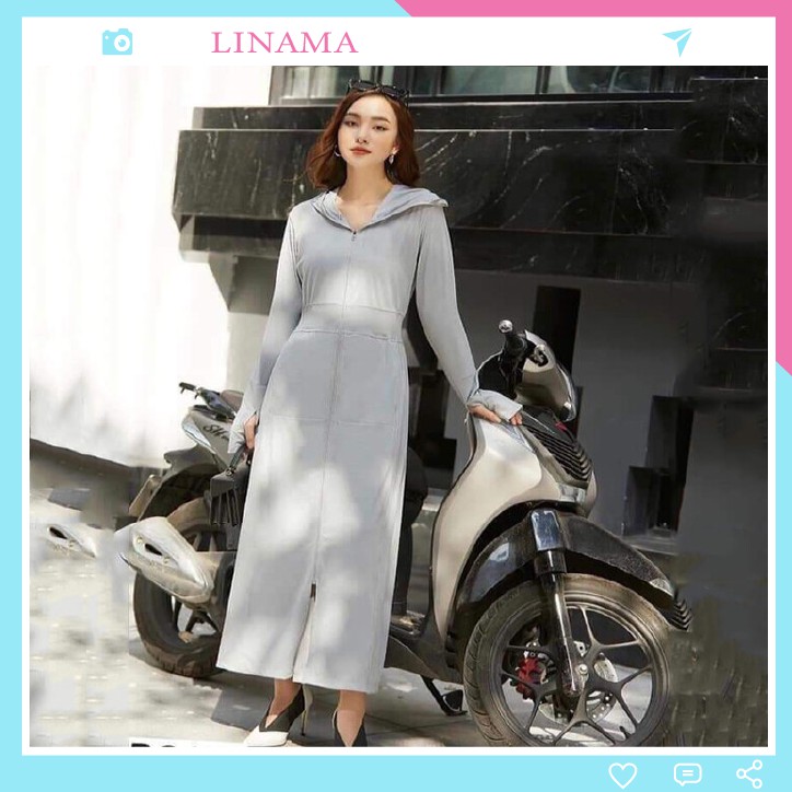 Áo chống nắng thoáng hơi toàn thân siêu hot vải thun mát lạnh LN05