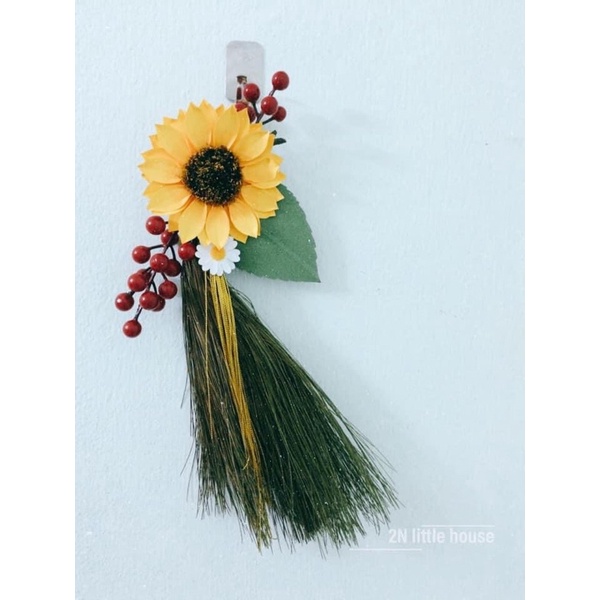 Đầu bông hướng dương giấy