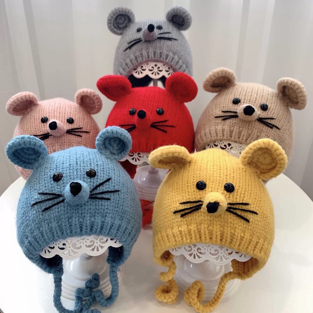 NÓN LEN CHUỘT CON CHO BÉ 6 tháng - 3 tuổi