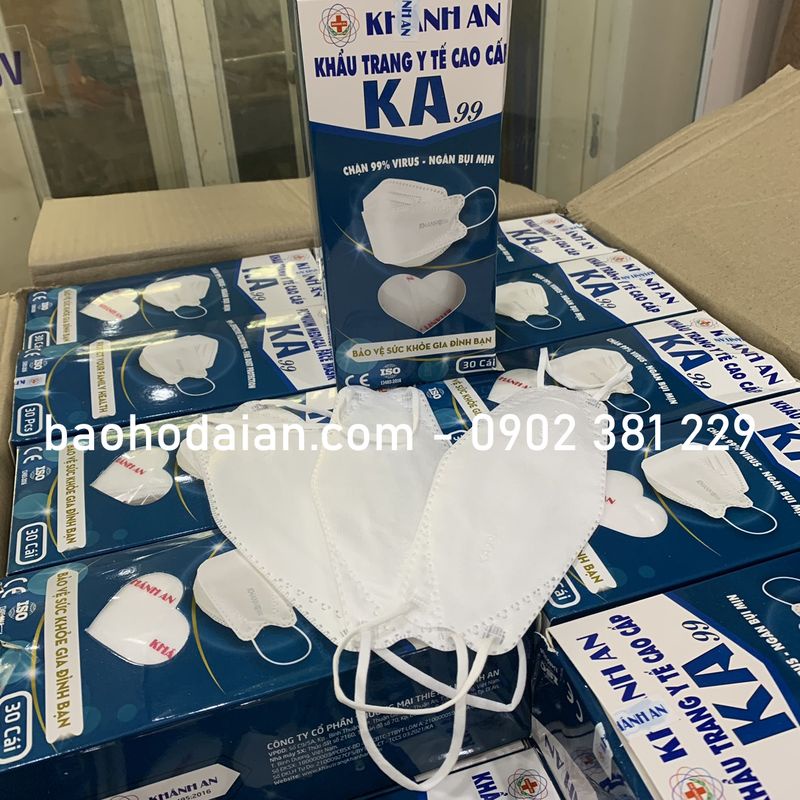Khẩu trang 4D Khánh An KA99 hộp 30 cái