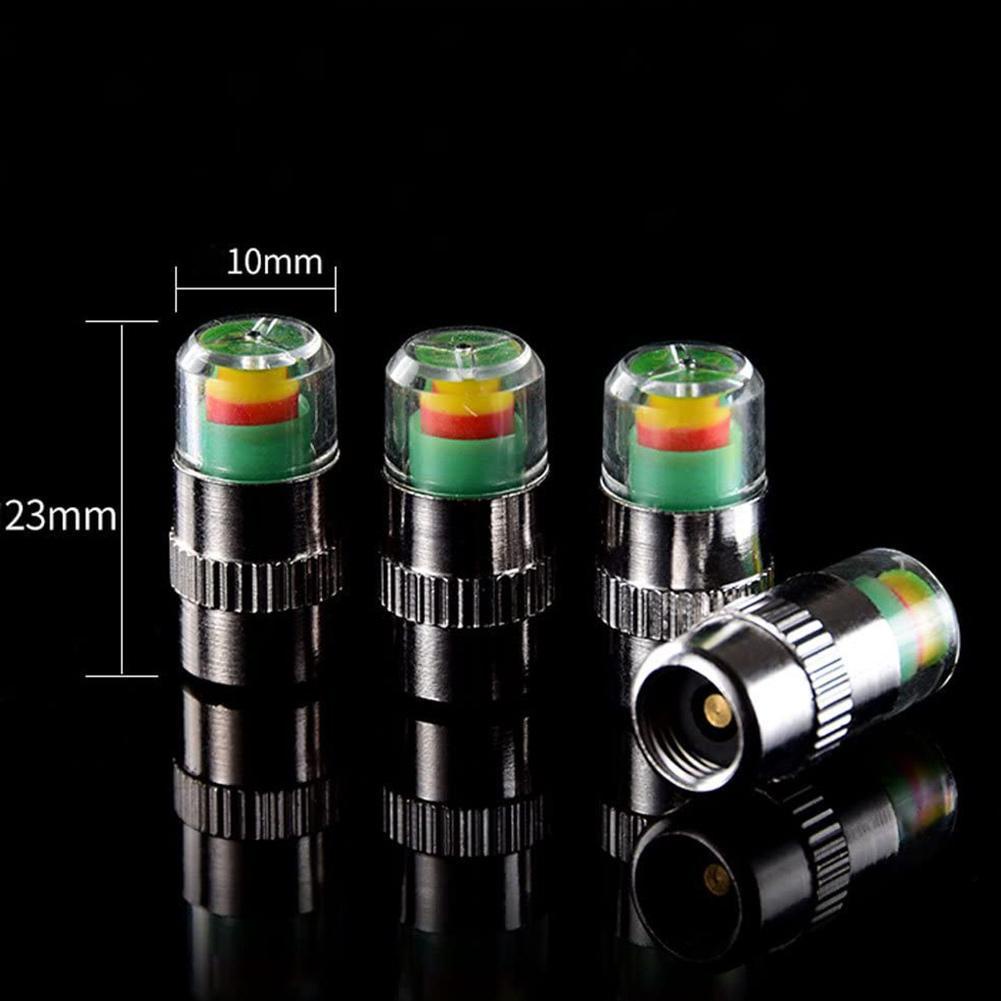Set 4 Nắp Đậy Van Bánh Xe Hơi R3E7 Phát Hiện Áp Suất Lốp Xe