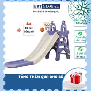[Cực Hot] Cầu trượt đồ chơi cho bé máng dài, chắc chắn, an toàn cho bé BBT GLOBAL BSL302B