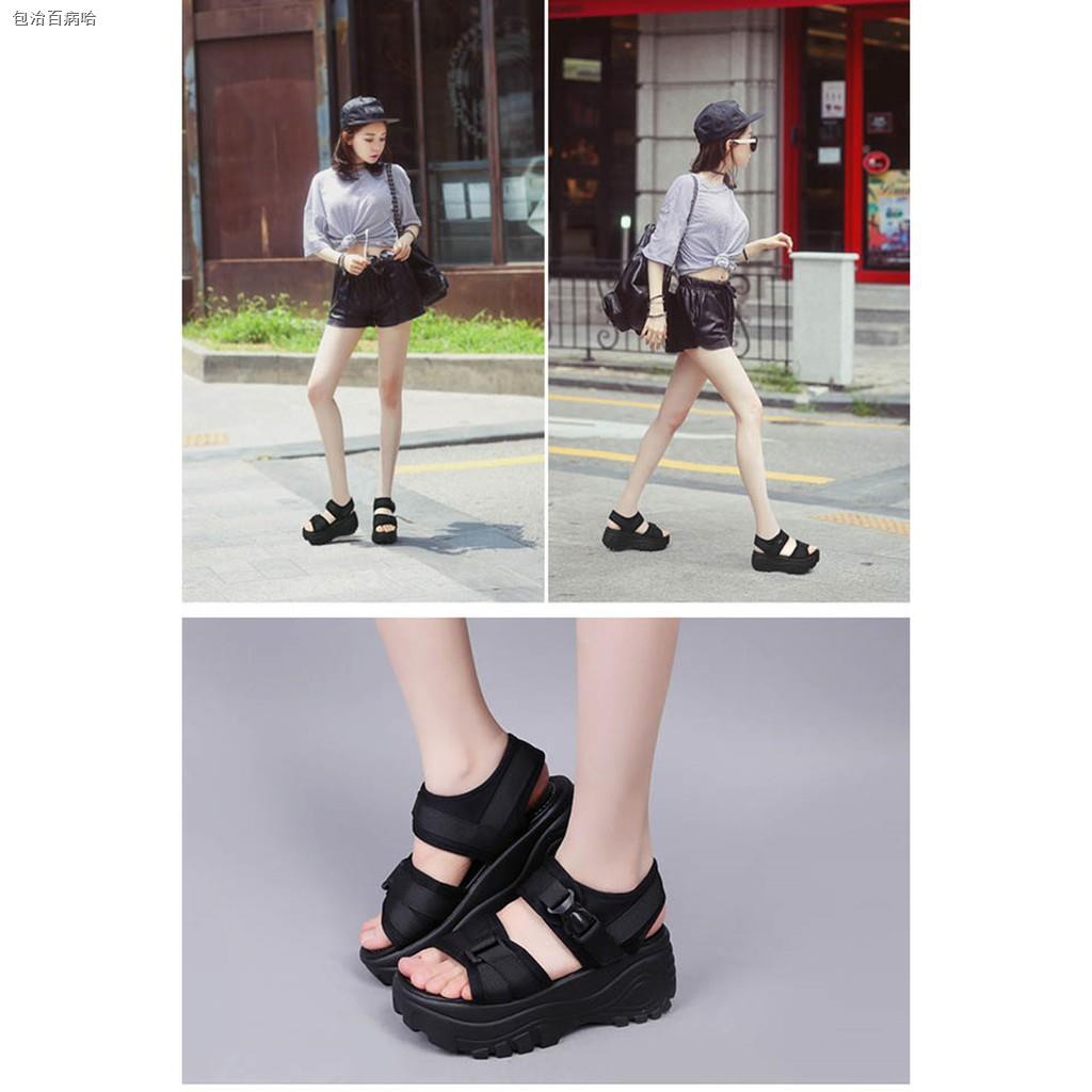 Giày Sandal Thể Thao Đế Xuồng Thời Trang Mùa Đông Cho Nữ