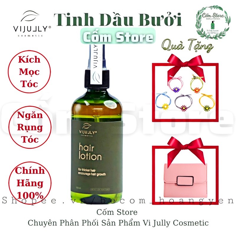 [Chính Hãng] Tinh Dầu Bưởi Vi Jully KÍCH MỌC TÓC - GIẢM RỤNG TÓC - GIÚP TÓC NHANH DÀI Từ 100% Thiên Nhiên