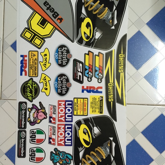 Tem cub 78 phuoc oh tặng sét tem logo