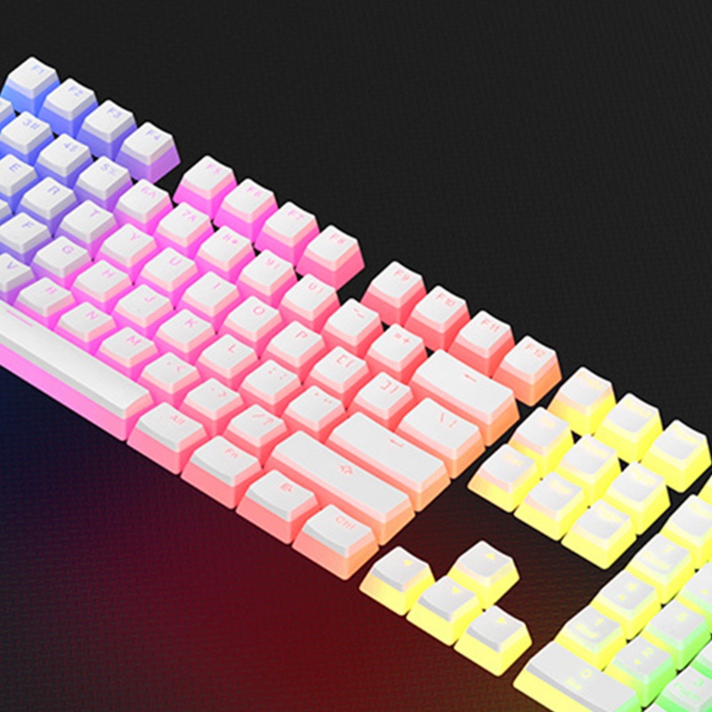 108 Nắp phím đèn nền profile OEM Pudding bằng PBT thích hợp cho bàn phím cơ RGB