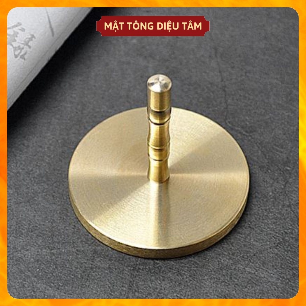 Bộ dụng cụ đốt trầm khuôn tạo trầm bộ khuôn làm phẳng bột trầm bằng đồng dùng cho lư đồng xông trầm , làm phẳng