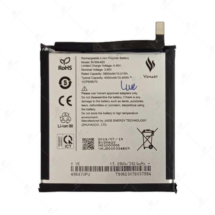 Pin Vsmart Live / V620A - Linh Kiện Pin Điện Thoại Vsmart Zin Bóc Máy