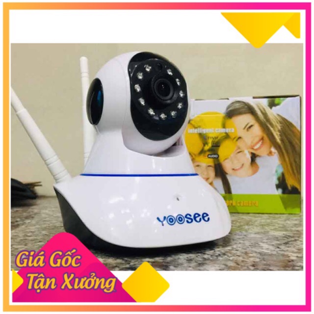 Camera YooSee 1080p - 3 Anten Siêu nét - Quay 360 độ tiện lợi - Đèn hồng ngoại nhìn rõ nét ban đêm