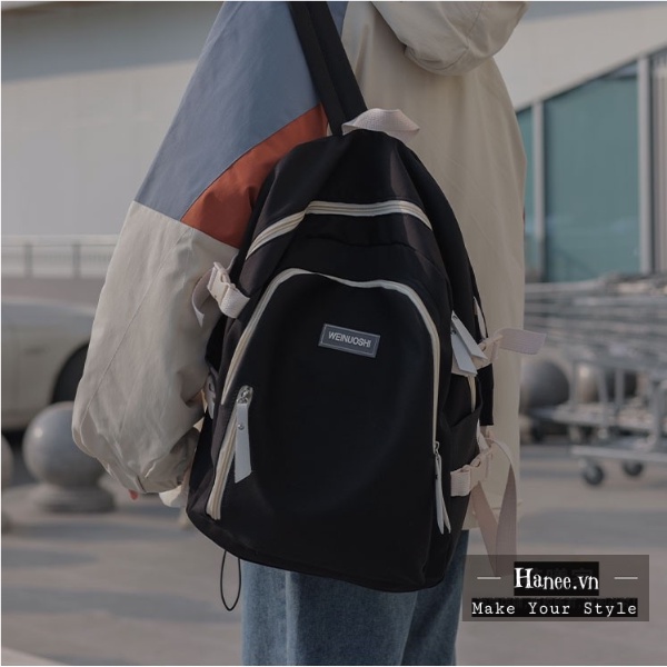 Balo Đi Học Basic Nam Nữ Ulzzang B01