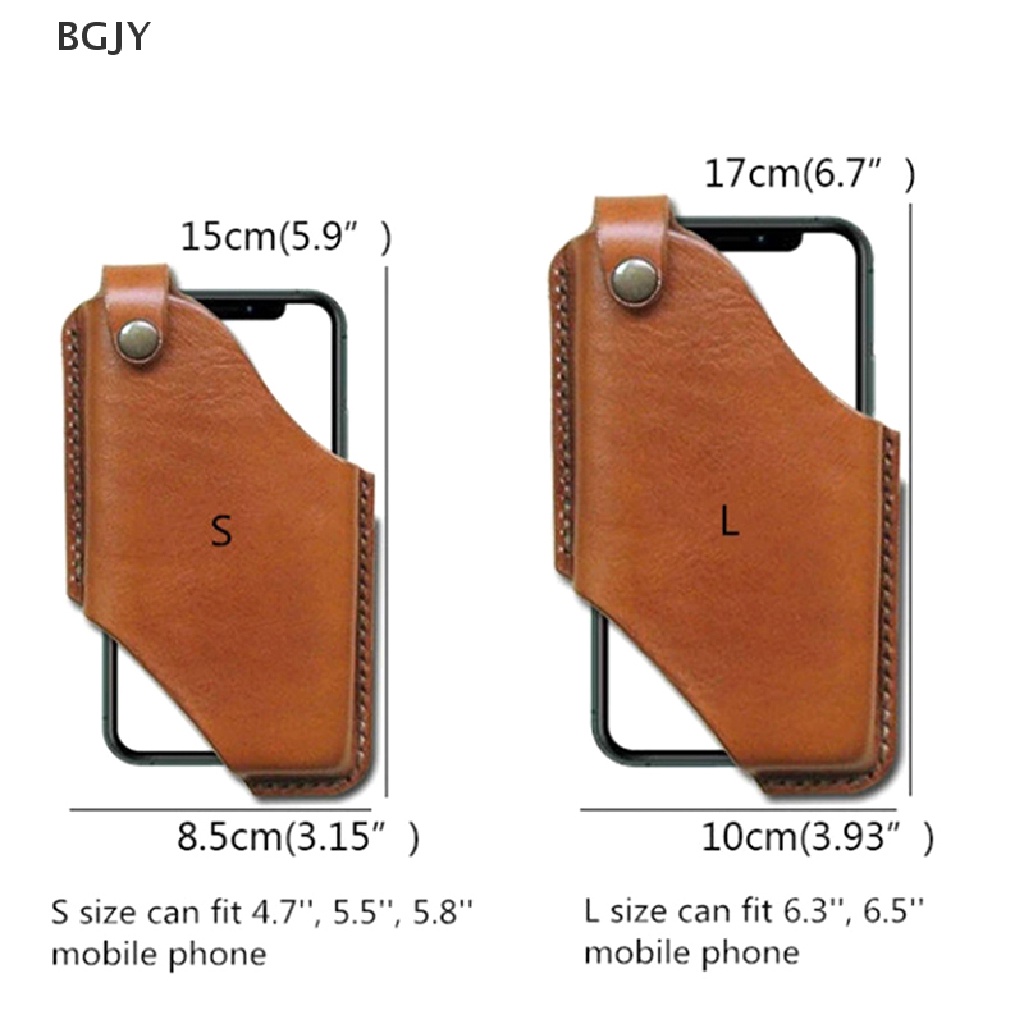 Bao Da Điện Thoại PU Dạng Ví Đeo Thắt Lưng Cho Nam Mới