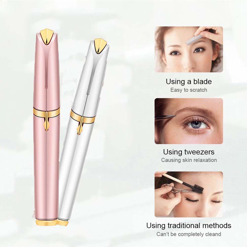 OCEANMAP Máy Tỉa Lông Mày Mini Chuyên Nghiệp Có Thể Sạc Lại Bằng Cổng Usb