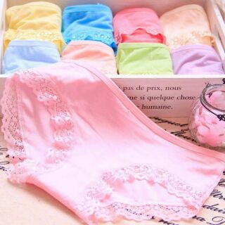 Quần lót nữ cotton modal sỉ theo lố 10 cái trộn màu