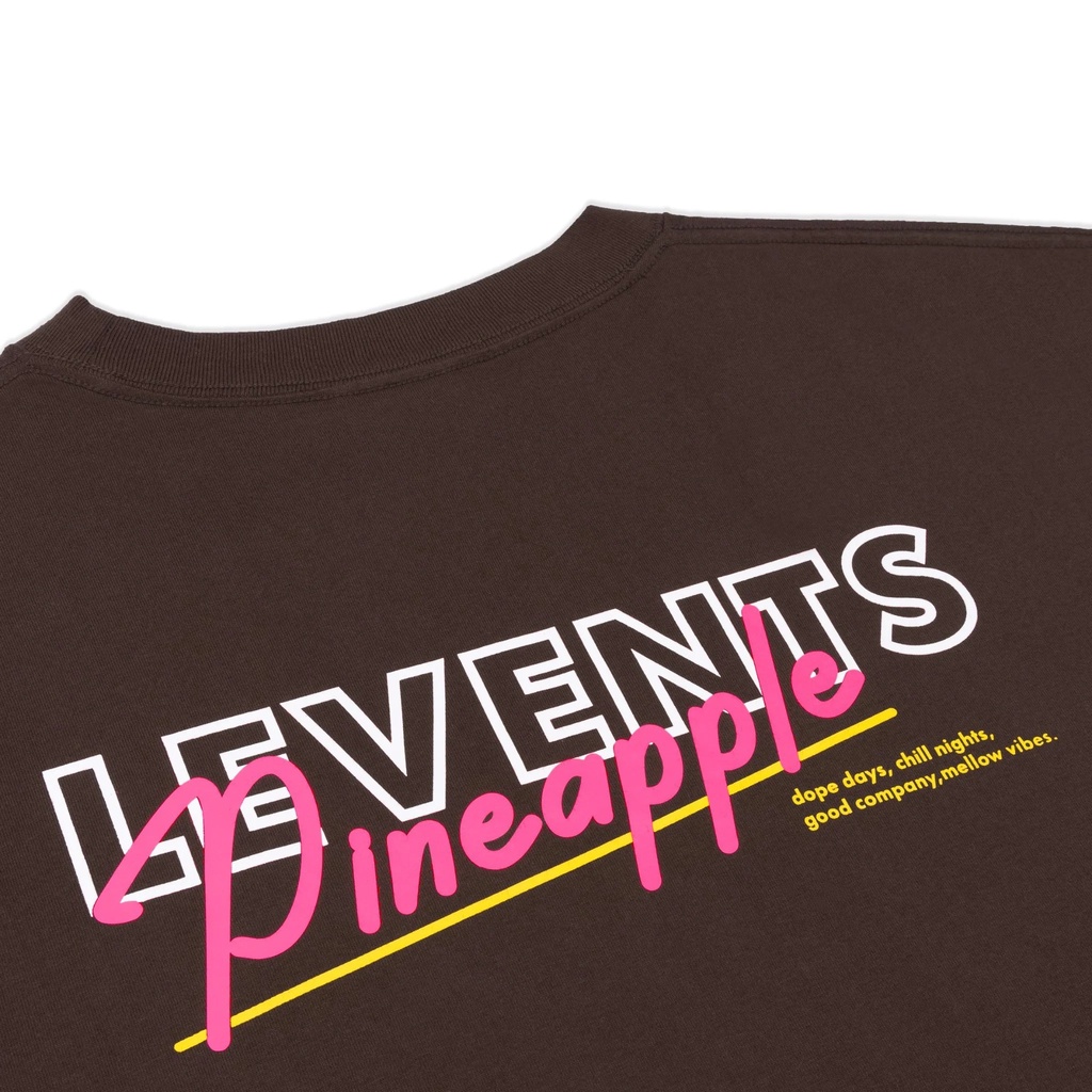 Áo Thun LEVENTS® PINEAPPLE TEE  ♪♪ Tặng Kèm Túi Tote Hoặc Túi Giấy Khi Mua Từ 2SP Levents