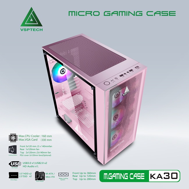 Vỏ Case VSP KA30 PINK