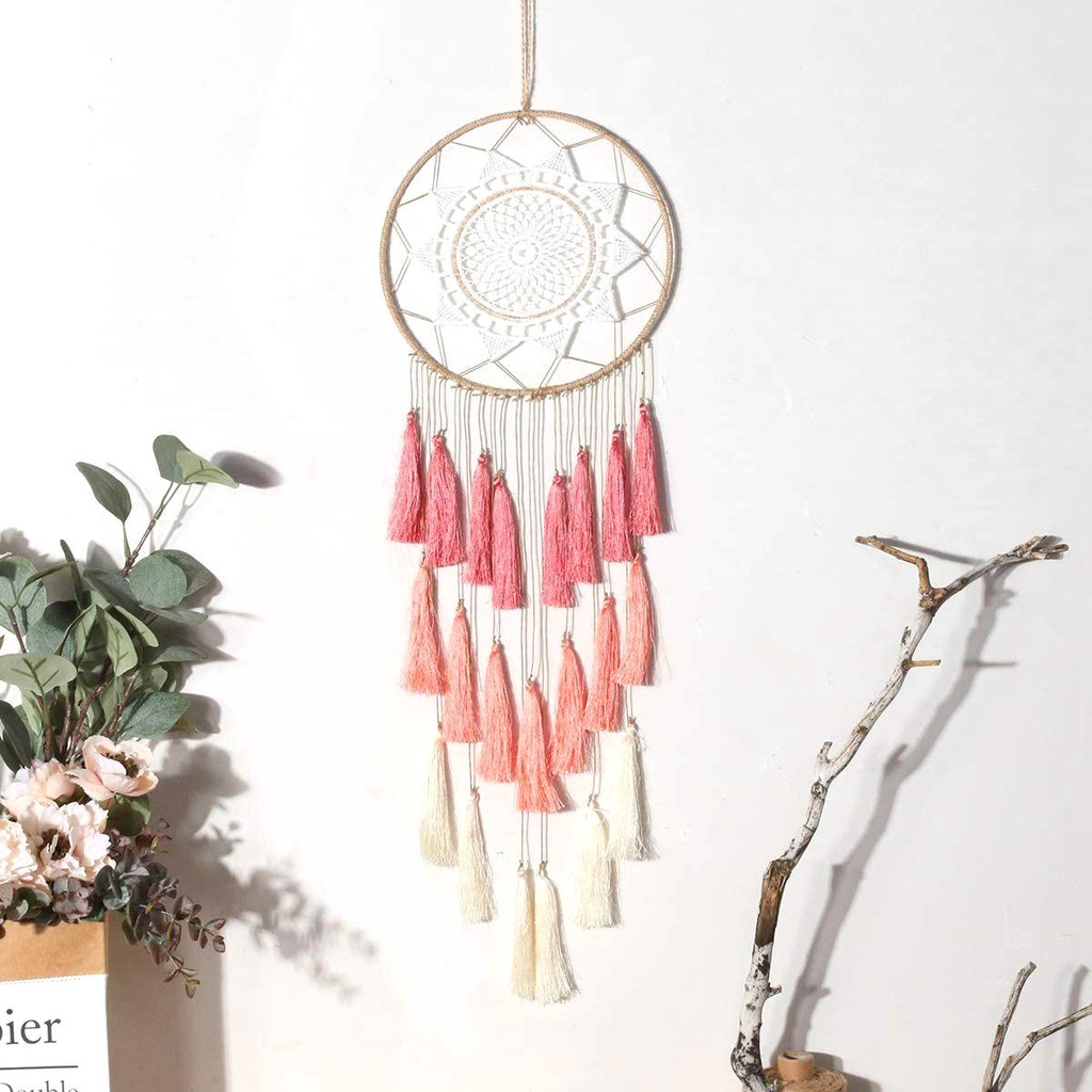 Thảm Lông Vũ Treo Tường Trang Trí Phong Cách Boho
