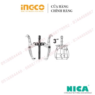 Cảo 2 chấu ingco hgp08023 kích thước 3inch, lực cảo tối đa 2000kg, chất liệu thép cr-v chịu nhiệt cao - chính hãng
