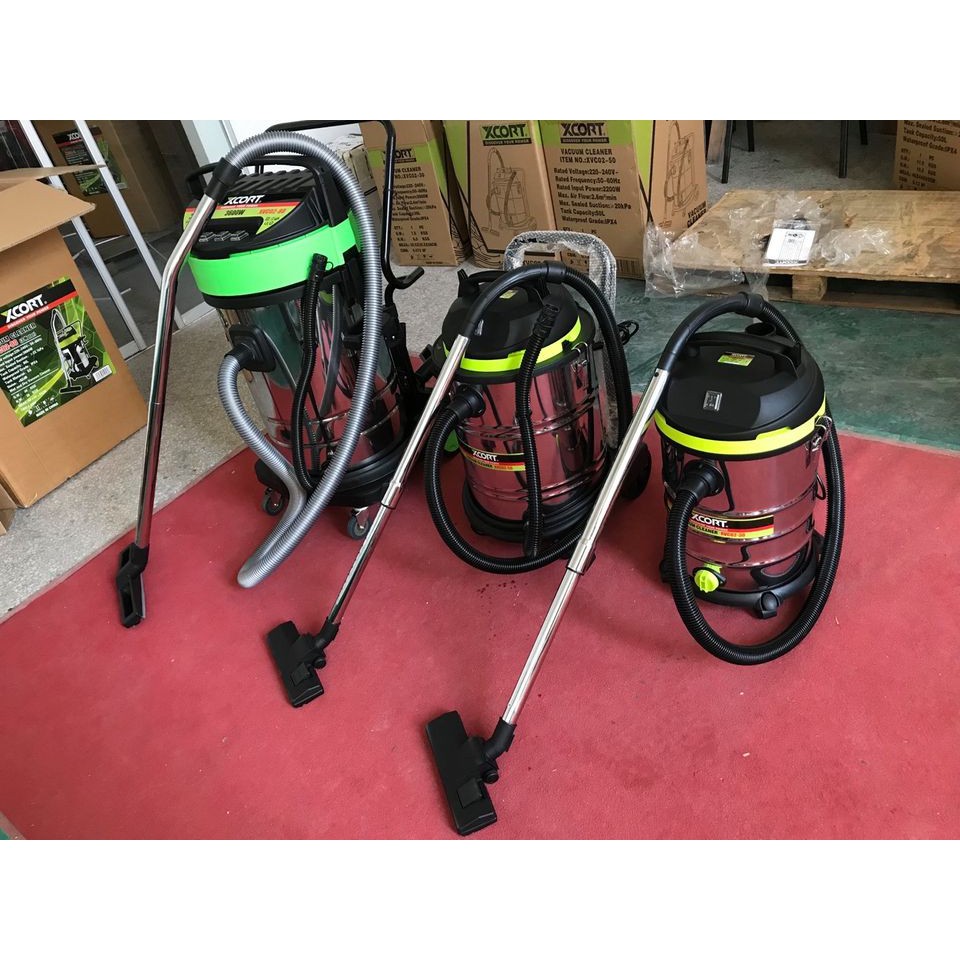 Máy Hút Bụi Công Nghiệp 30L-Máy hút bụi công nghiệp khô và ướt 2000W XCORT