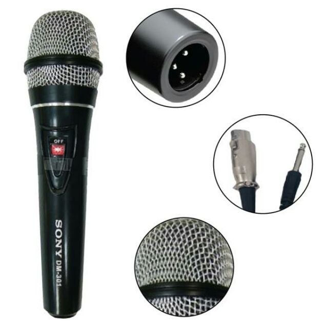 Micro Có Dây Hát Karaoke Profession DM-301 Âm Thanh Cực Hay