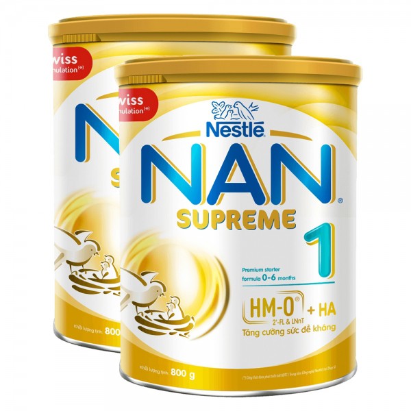 Sữa bột Nestle NAN SUPREME Số 1 - 2 - 3 800G