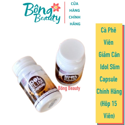 Cà Phê Viên Giảm Cân Idol Slim Capsule Chính Hãng (Hộp 15 Viên)
