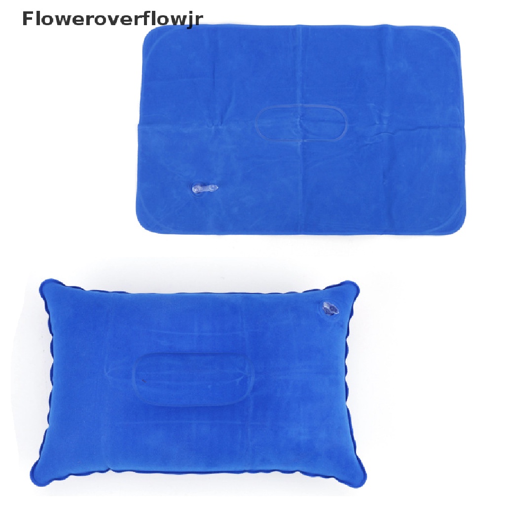 Gối ngủ bơm hơi bằng nylon siêu nhẹ dùng khi đi cắm trại ngoài trời