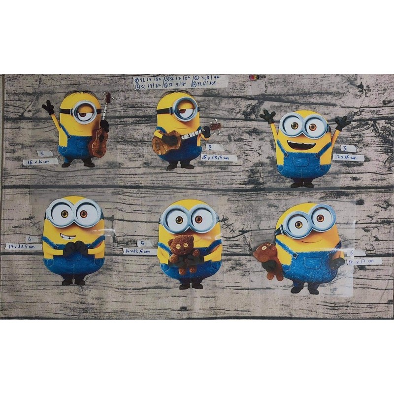 sticker hình ủi nhiệt minion