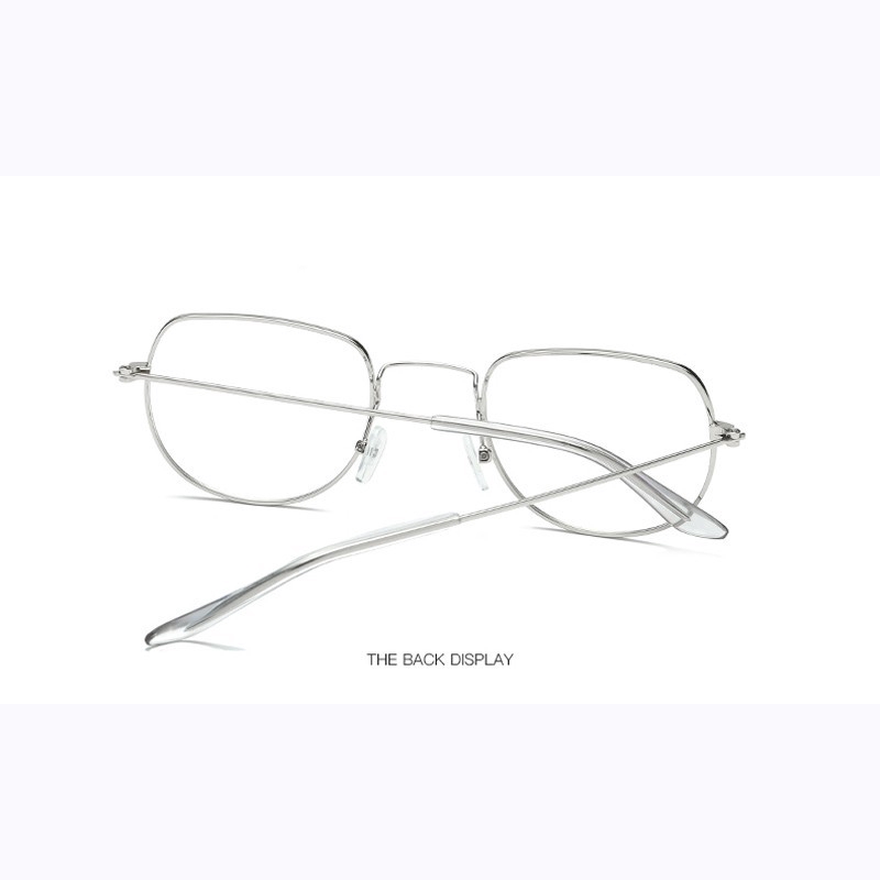 Kính Mắt Gọng Kim Loại Tròn Phong Cách Retro