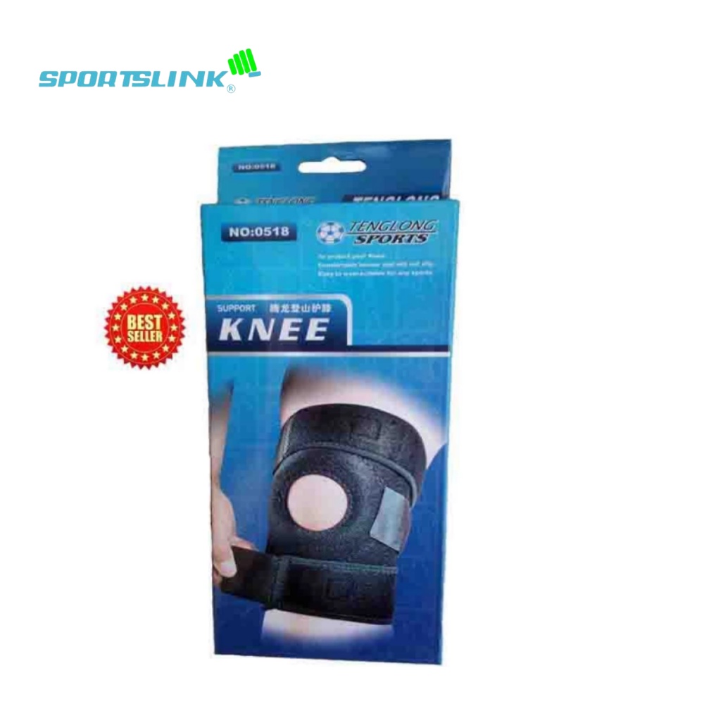 Băng gối khớp gối dán knee support 0518 đen Sportslink