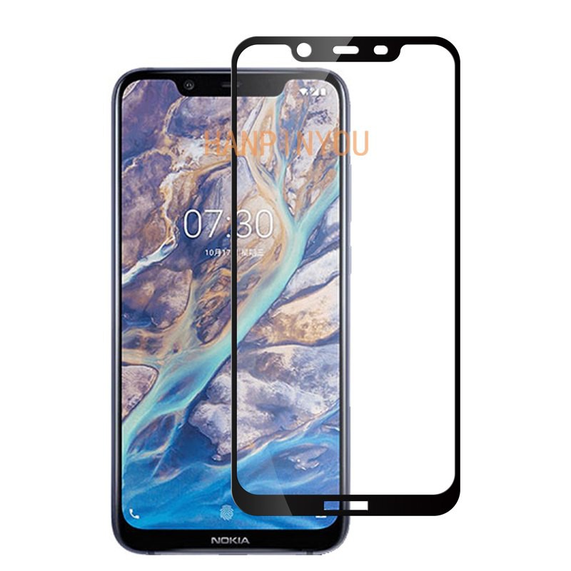 Nokia 8.1 / Nokia X7 - Kính cường lực 9D full màn hình - full keo - độ cứng 9H